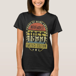 68 Jahre Vintag im November 1955 68. Geburtstag T-Shirt