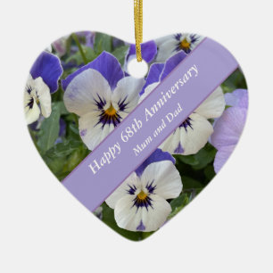 68. Jahrestag Keramik Ornament