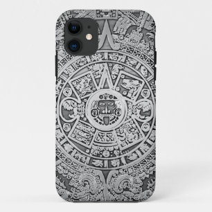 [68] Mayan [Aztekischer] Kalender [Silber] title_seo2