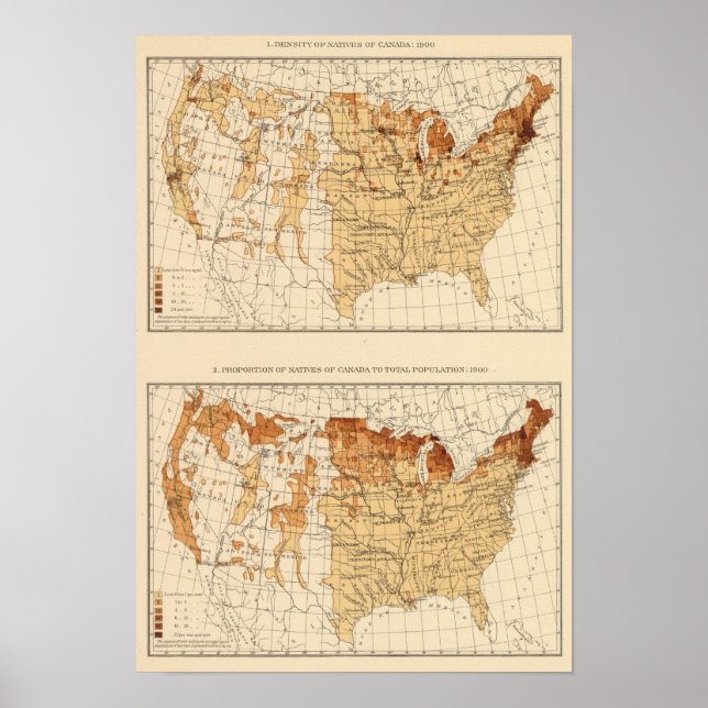 68 Natives Canada 1900 Poster (Vorne)