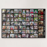 68 Square Foto Collage Grid - Benutzerdefinierter<br><div class="desc">Verwenden Sie 68 SQUARE-Fotos, um eine persönliche Foto-Collage zu erstellen. Dieses moderne, saubere Layout enthält einen Textblock in einem modernen Schriftart, um einen Familiennamen oder einen Namen hinzuzufügen. Die Hintergrundfarbe kann im Anpassungsbereich geändert werden. ***Beste Ergebnisse für dieses mehrteilige Foto-Layout - Ihre Fotos vor dem Hochladen in Quadrate schneiden.***</div>