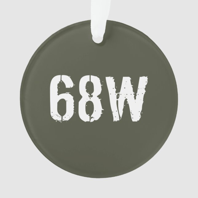 68W - Grün Ornament (Vorderseite)