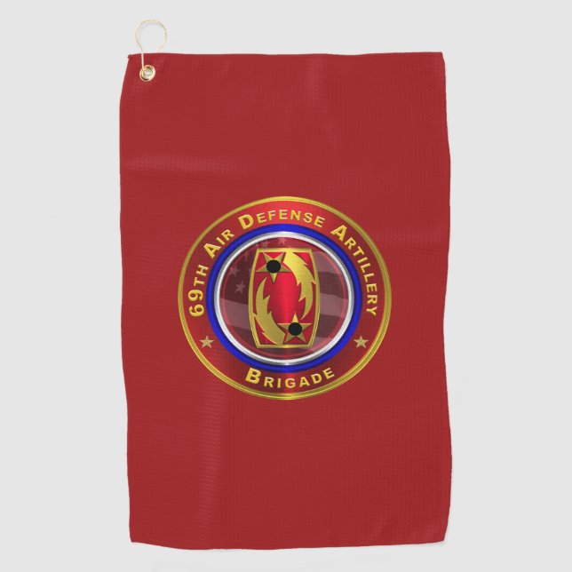 69. Brigade der Luftwaffenartillerie Golfhandtuch (Vorderseite)