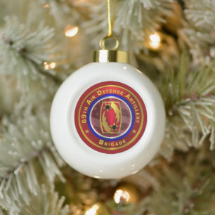 69. Brigade der Luftwaffenartillerie Keramik Kugel-Ornament