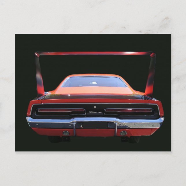 69 CHARGER REAREND POSTKARTE (Vorderseite)