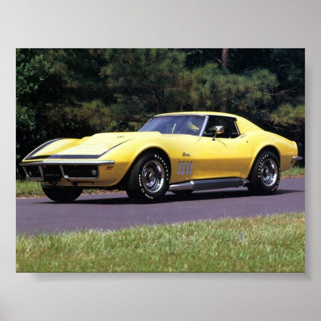 69 Covette Stingray Poster (Vorne)