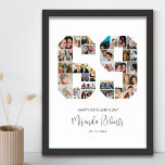 69. Geburtstag Nr. 69 Custom Foto Collage Poster<br><div class="desc">Feiern Sie 69. Geburtstag mit diesem personalisierten 69 Foto Collage Poster. Dieses individuell gestaltbare Geschenk eignet sich auch für Hochzeitsfeiern. Es ist eine großartige Möglichkeit, wertvolle Erinnerungen aus Ihrer Hochzeit und Ihrem verheirateten Leben zu zeigen. Das Poster enthält eine Collage von Fotos, die diese besonderen Momente erfassen, und kann mit...</div>