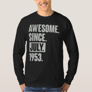 69. Geburtstag Phantastisch seit Juli 1955 T-Shirt