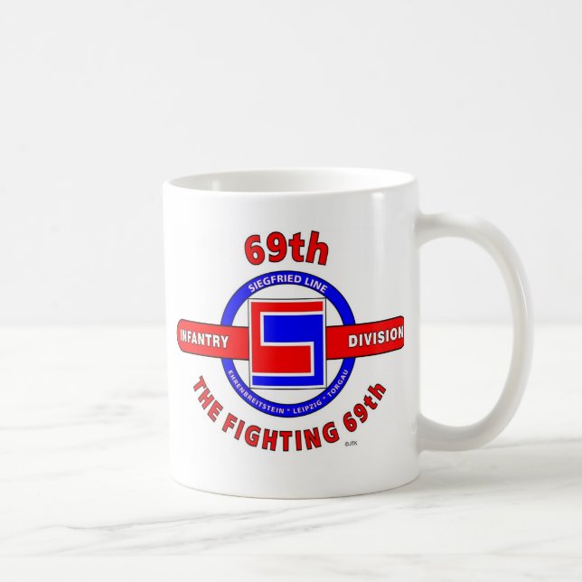69. INFANTERIEDIVISION "DER FIGHTING 69. " KAFFEETASSE (Rechts)