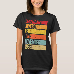69 Jahre alter legendärer Epic Phantastisch seit N T-Shirt