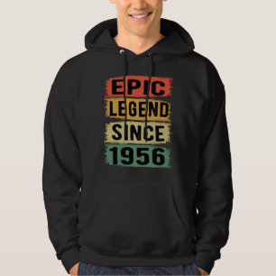 69 Jahre alter Tag 1956 Epische Legende 69. Geburt Hoodie
