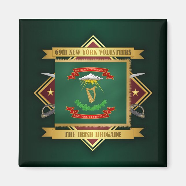 69. New York Volunteer Infantry Magnet (Vorne)
