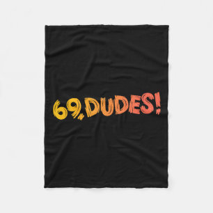 69, Typ! Funny Joke 80er Retro Quote Fleecedecke