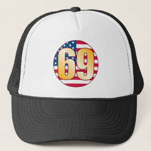 69 USA-Gold Truckerkappe