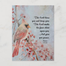 6 24-26 Lord Bless You Red Bird & Berries