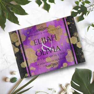 6. 33. 47. 48. Amethyst-Hochzeitstag Schneidebrett