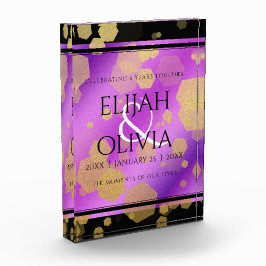 6. 33. 47. 48. Geburtstag von Amethyst Fotoblock