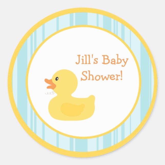 6 - 3" Favoriser Stickers Boules en caoutchouc Duc (Devant)