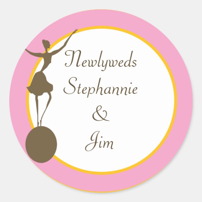 6 - 3" Favoriser Stickers Carnaval (Devant)