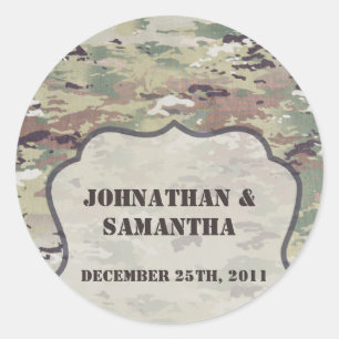 6 - 3" Gefallen Stickers Army OCP Camouflage Unifo