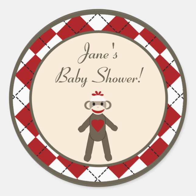 6 - 3" Raute für Stickers Red Sock (Vorderseite)