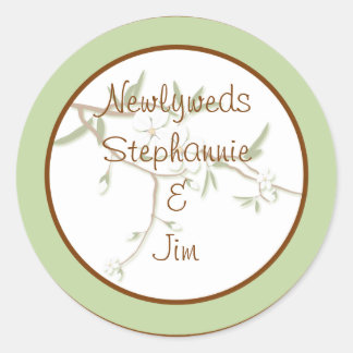 6 - 3" Stickers Favoriser Fleurs de bois de chien