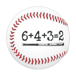 6+4+3=2 Baseball-Doppelspielzahl Baseman Baseball