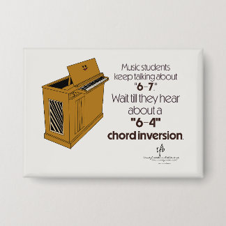 6-4 Akkordumkehrung SPECIAL Off-White Button