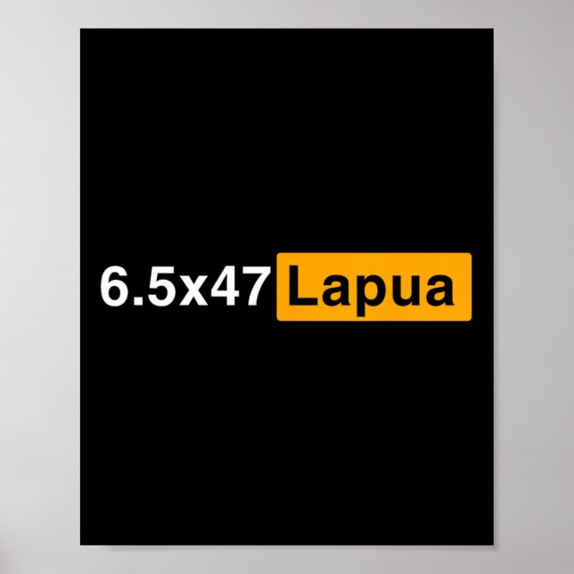 6.5x47 Lapua Ammo - Jagdpräzision Poster (Vorne)