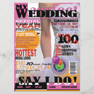 6.5x8.75 Uhr Brautparty für das Hochzeitmagazin Einladung