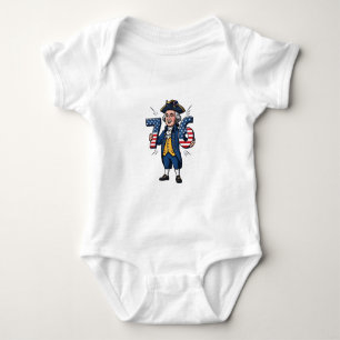 6-7-7-6 George Washington Six Seven Meme 67 Trend Baby Strampler