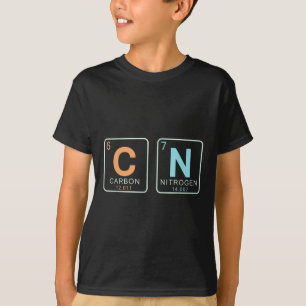 6 7 Brainrot 67 Meme Wissenschaft Periodensystem V T-Shirt