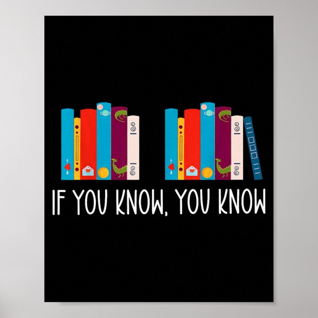 6 7 Funny If You Know You Know 6 7 Reading Teacher Poster (Vorne)