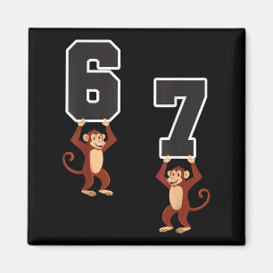 6 7 Funny Matching Teachers Halloween Kostümmonk Magnet