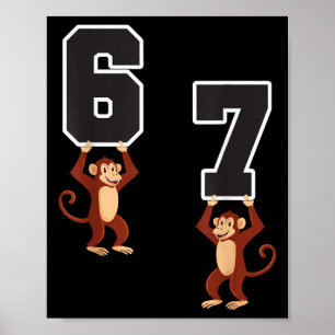 6 7 Funny Matching Teachers Halloween Kostümmonk Poster