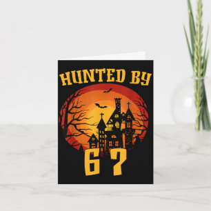 6 7 Halloween 67 Meme sechs sieben heimgesucht Gen Karte