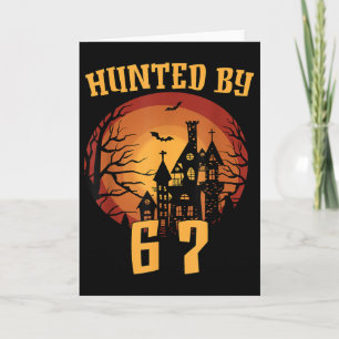 6 7 Halloween 67 Meme Sechs Sieben Heimgesucht Gen Karte