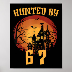 6 7 Halloween 67 Meme Sechs Sieben Heimgesucht Gen Poster