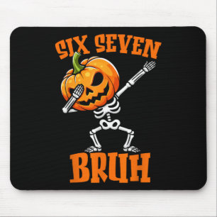 6 7 Halloween 67 Meme Six Seven Dabbing Gen Alpha Mousepad