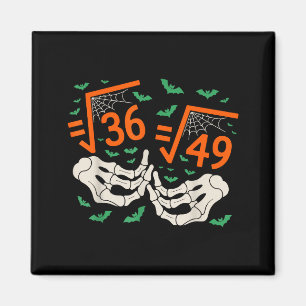 6 7 Halloween Mathe Quadratwurzel 67 Meme Gen Alph Magnet