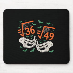 6 7 Halloween-Mathe Quadratwurzel 67 Meme Gen Alph Mousepad