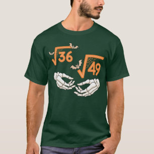 6 7 Halloween Mathe Quadratwurzel 67 Meme Gen Alph T-Shirt