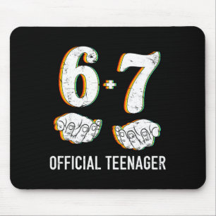 6+7 Jahre alte Jungen Mädchen Teenager 13. Geburts Mousepad