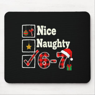 6-7 Meme Nett Unartig 67 Weihnachten Gehirn Fäule Mousepad