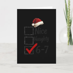 6-7 Meme Schön Unanständig 67 Weihnachten Lustig G Karte