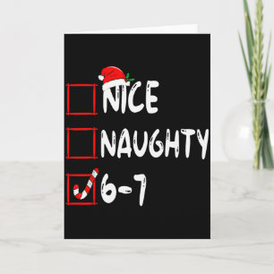 6-7 Meme Schön Unartig 67 Weihnachten Gehirn Fäule Karte