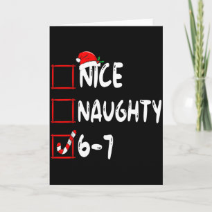 6-7 Meme Schön Unartig 67 Weihnachten Gehirn Fäule Karte