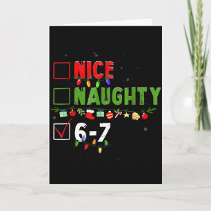 6-7 Meme Schön Unartig 67 Weihnachten Gehirn Fäule Karte