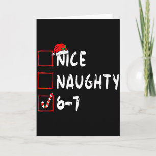6-7 Meme Schön Unartig 67 Weihnachten Gehirn Fäuln Karte
