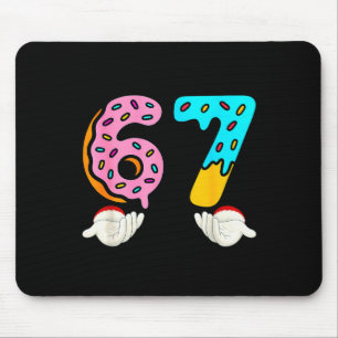 6-7 Meme-Shirts 67 Weihnachten Gehirn Fäulnis Lust Mousepad